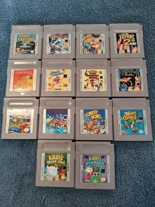 Nintendo Gameboy Games Lot Of 14 Super Mario Land Kiby Donkey Kong w/ Manuals ๐ฎ - Picture 1 of 11