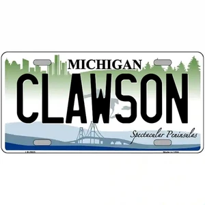 Letrero de metal Clawson Michigan - Imagen 1 de 1