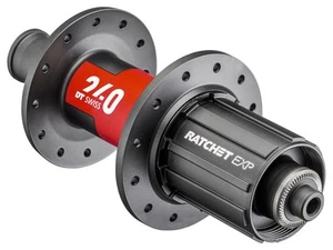 DT Swiss 240 EXP Nabe hinten - QR x 130 mm Felgenbremse HG 11 Straße schwarz/rot 28H 36pt - Bild 1 von 1