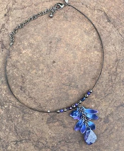 Collar Chicos Esmalte Azul Pieza Distintiva - Imagen 1 de 5