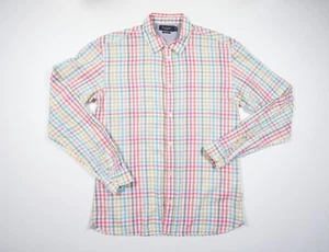 Camisa Paul Smith Para Hombre Mediana Abotonada Ajuste A Medida Cuadros Guinga Multicolor - Imagen 1 de 12