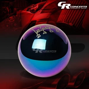 KIT DE PALANCA DE CAMBIOS DE 6 VELOCIDADES PONDERADO ESTILO BOLA NRG NEO CROMO - Imagen 1 de 1