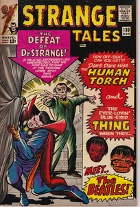 🔑 STRANGE TALES # 130 The Beatles 1. App. Kaecilius, 3. App. Dormammu VG/VG+ - Bild 1 von 9