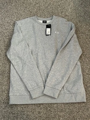 Oakley Sport Gray Large Relax Crew Sweatshirt 2.0. NEW. F0A404846 Pullover. - Image 1 of 4