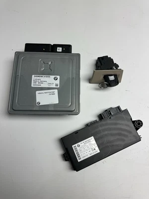 07-10 BMW 335i N54 E90 E92 E93 ECU DME MÓDULO DE CONTROL DEL MOTOR CAS JUEGO DE LLAVES *NOTA* Foto 1 de 4