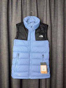 The North Face Women’s Massif Down Blue /TNF Black Gilet Bodywarmer - Small £240 - Picture 1 of 24
