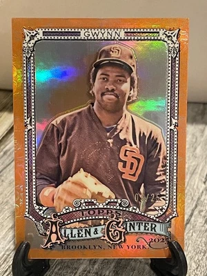 Tony Gwynn 橙色折射器 #03/25 2025 Topps Allen & Ginter Chrome #14 Padres — 第 1/2 张图片