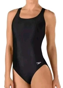 Speedo Women's Size 22 Pro LT Competition Swimsuit One Piece Solid Team Black - Picture 1 of 5