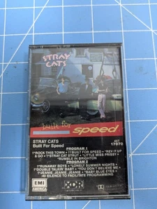 Stray Cats Built For Speed 1982 Cassette EMI America - Picture 1 of 2