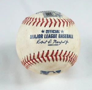 2023 Cardinals Nationals Game Used Baseball Jake Woodford Stone Garrett Single 2 - Picture 1 of 3