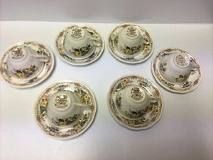 Ridgways England Apple Blossom Brown Lawley Tea Cup & Saucer Plate Set EUC! - Picture 1 of 11