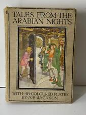 Vintage Tales From The Arabian Nights With 48 Coloured Plates By A. E. Jackson
