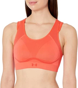 Under Armour Women's Beta Tonal Vanish Seamless Mid Sports Bra 1344326 -628- XS - Picture 1 of 3