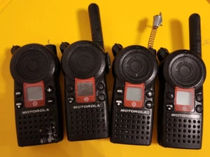 4x Motorola Target Two-Way Radio Walkie RLA1001F/G FOR PARTS - Picture 1 of 3
