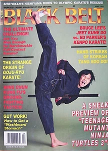 4/93 BLACK BELT STEVEN HO ED PARKER KARATE KUNG FU WING CHUN MARTIAL ARTS JUDO - Picture 1 of 1