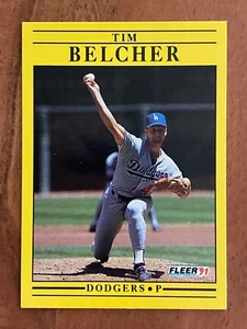 1991 Fleer - Tim Belcher #194 - Picture 1 of 2