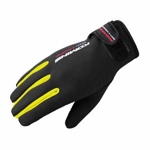 JAPAN KOMINE Bicicleta Impermeable Guante Neopreno GK-753 3D Rojo/Amarillo/Negro PISTA - Imagen 1 de 9
