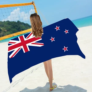 Toalla de playa/baño con bandera de Nueva Zelanda - Imagen 1 de 1