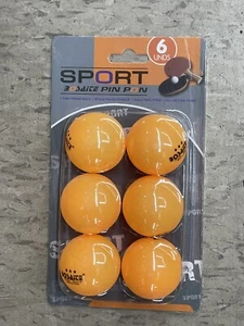 Sport Design - Ping Pong Table Tennis Orange Ball 12 Pack Bundle. - Picture 1 of 1