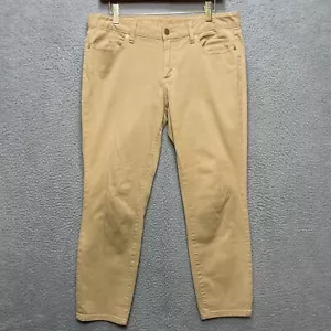 Tory Burch Jeanshose Damen Größe 31 fünf Taschen gerades Bein khaki braun - Bild 1 von 7