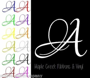 Love Knot One Letter Decal Sticker 3" tall ~Choose Color & Letter No Background - Picture 1 of 21