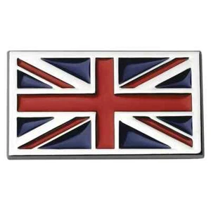 Emblema insignia Union Jack cromada exterior e interior autoadhesivo de alta calidad - Imagen 1 de 1