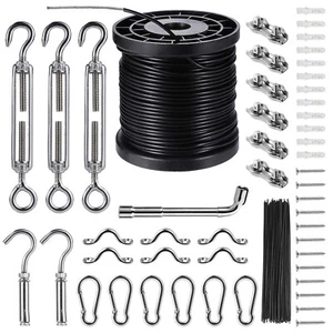 String Lights Hanging Kit,Globe String Lights Suspension Kit,Outdoor Light Gu... - Picture 1 of 6