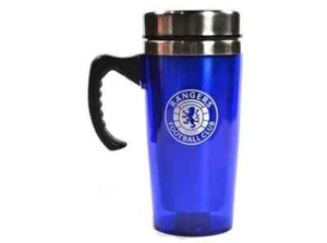 Rangers FC Henkel Travel Mug Tasse 450ml Thermo Official Glasgow Kaffee Tee Flasche - Bild 1 von 6