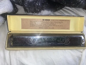 HARMONICA Vintage 1970 Nippon Gakki Co. LTD Yamaha Virtuoso No. 24 Key A - Picture 1 of 6