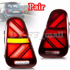 Pair LED Tail lights For BMW Mini R50 R52 R53 Cooper 2002-2006 Red Rear Lamps - Picture 1 of 12