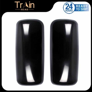 Black Door Side Mirror Cover Pair For 2008-2016 Kenworth T660 T600 LH + RH Side - Bild 1 von 8