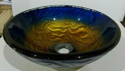 Fregadero de vaso de vidrio Eden Bath 14" True Planet (EB_GS41, D275) Foto 1 de 4