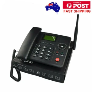 Portable 4G WIFI Wireless Fixed Phone Home Desktop Telephone GSM SIM Card LCD AU - Photo 1 sur 8