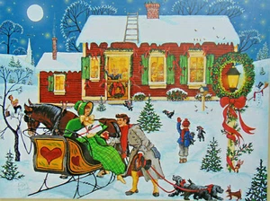 PUZZLE..JIGSAW..HOLODOOK...Christmas Gathering..500 Pc...Sealed - Picture 1 of 1