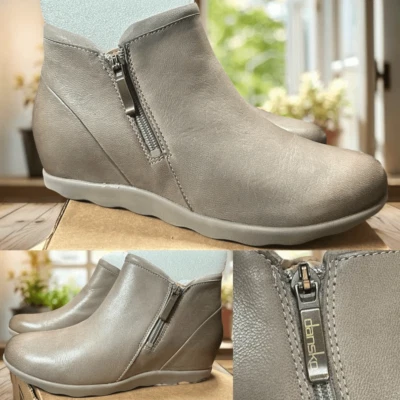 Bota DANSKO Cuero Miki Cremallera Botín TAUPE BURNSIHED Talla 39 Foto 1 de 4