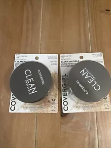 2 x COVERGIRL Clean Invisible Loose Powder, 105 Translucent Fair, 0.63 oz Vegan - Picture 1 of 5