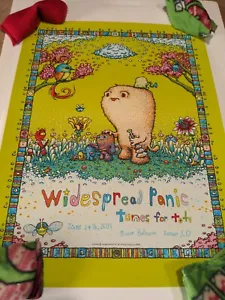 Marq Spusta Widespread Panic - Tunes For Tots Poster Absinthe Artist Edition 90 - Picture 1 of 3