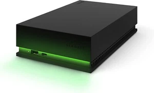 Seagate Xbox Game Drive Hub Portable External Hard Disk Drive, 8TB Black RGB LED - Picture 1 of 8