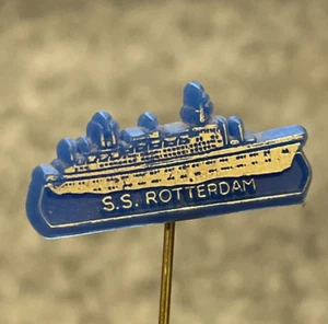 Holland America SS Rotterdam Cruise Cruising Sailing Ocean Blue Stick Lapel Pin - Bild 1 von 13