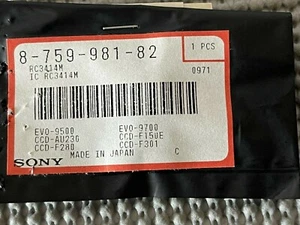 Sony Integrated Circuit 8-759-981-82 RC3414M for Evo-9500, Evo-9700, CCD-F280 - Picture 1 of 2