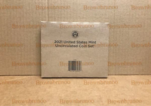 2021 Uncirculated Coin Set 14 Coins United States Mint 21RJ SEALED UNOPENED Box - Picture 1 of 12