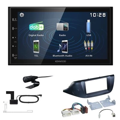Kenwood 2DIN DAB+ Autoradio für KIA Cee'D ab 2012 schwarz - Bild 1 von 4