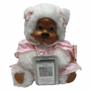 Liza Bear by Robert Raikes Wood Carved Face And Paws 1989 With Cassette Tape - Picture 1 of 12