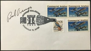 Oberst Robert F. Overmyer NASA Astronaut handsigniertes Gedenk-Postkartencover - Bild 1 von 2