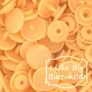 KAM Plastic Snaps: G98 Squash-Size 20/T5-No Sew Snap Buttons DIY Crafts Orange - Picture 1 of 12