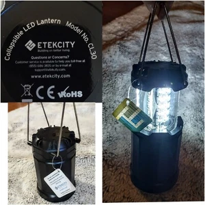 NWT Etekcity LED Lantern Camping Essentials Battery Operated Portable Batt Incl - Picture 1 of 7