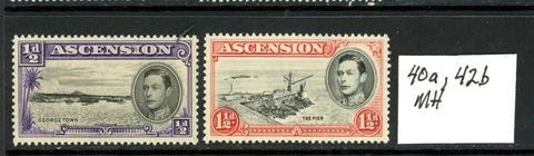 Ascension Scott # 40a, 42b - MH - CV=$9.75                  (14-C186) Cover