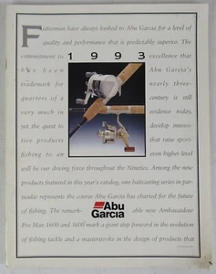 Catálogo de carrete y caña de pescar Abu Garcia 1993 B4B3 - Imagen 1 de 4