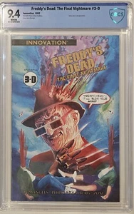 CBCS 9.4 Freddy's Dead: The Final Nightmare #3D (Innovation Comics 1992) - Picture 1 of 1