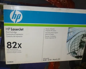 Oryginalny kaseta z czarnym tonerem HP 82X C4182X 8100 8150 NOWY ZAPIECZĘTOWANY OEM PUDEŁKO - Zdjęcie 1 z 1